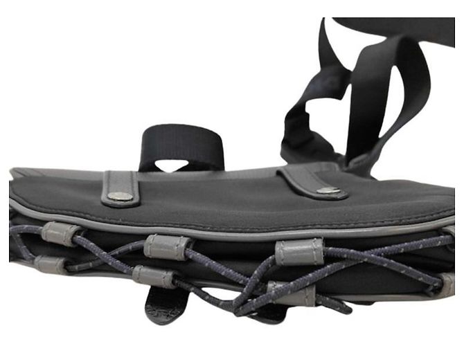Borsa a tracolla Christian Dior in nylon nero e pelle - vista 3