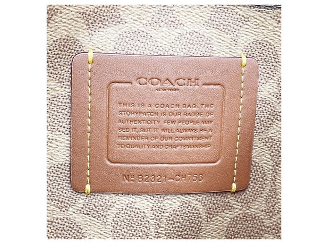 Borsa Tote COACH, Relate CH756 Marrone Nero - vista 10