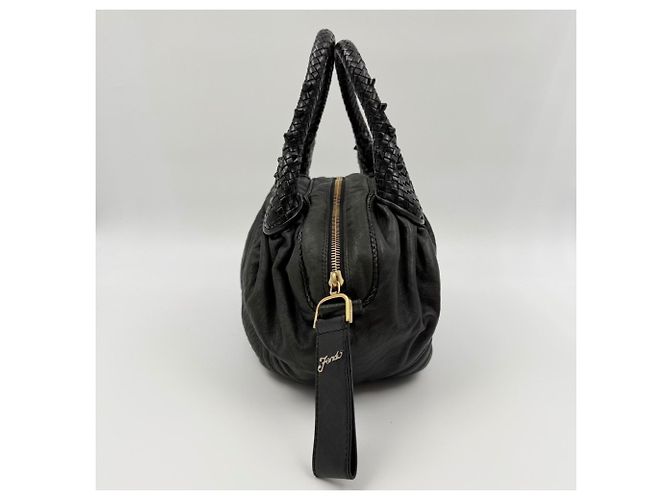 Borsa Fendi Zucca nera Nero - vista 5