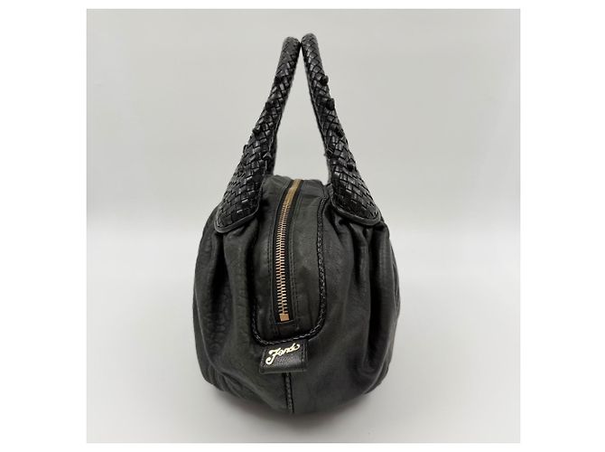 Borsa Fendi Zucca nera Nero - vista 6