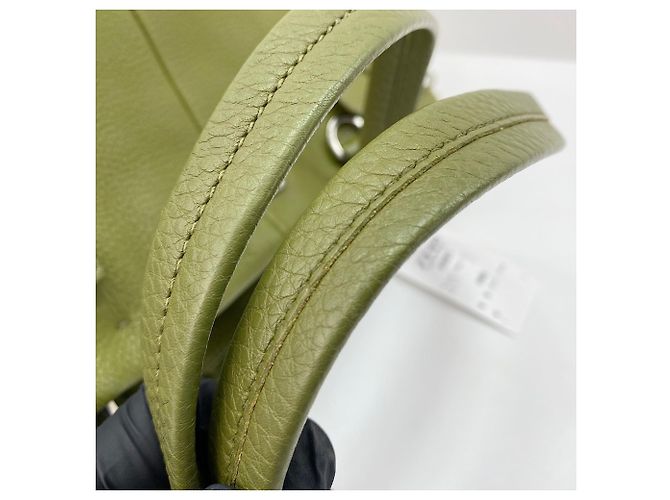 Borsa Prada Vitello Daino in Green Verde - vista 10