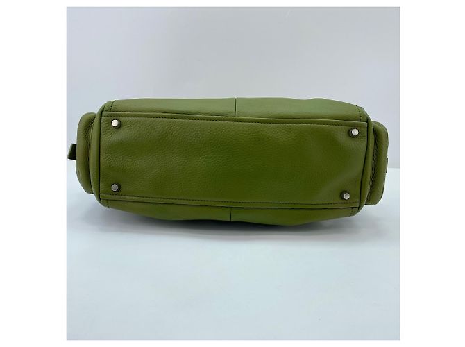 Borsa Prada Vitello Daino in Green Verde - vista 6