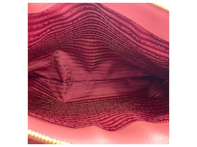 Borsa a mano e a tracolla Prada Galleria Rosa - vista 12