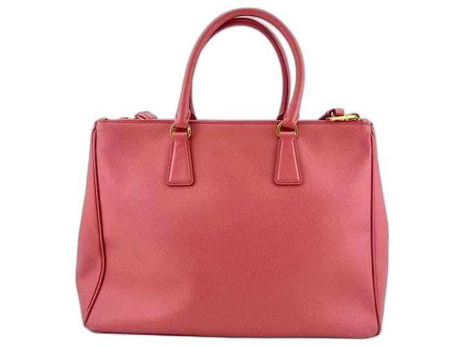 Borsa a mano e a tracolla Prada Galleria Rosa - vista 2