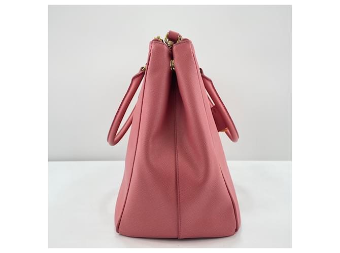 Borsa a mano e a tracolla Prada Galleria Rosa - vista 5