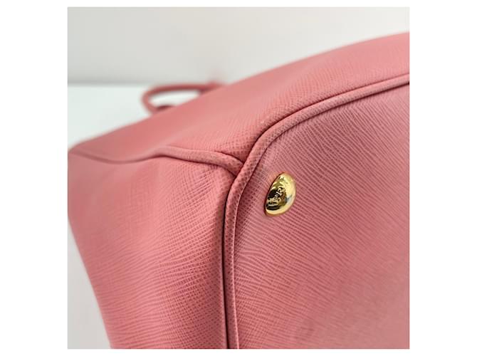 Borsa a mano e a tracolla Prada Galleria Rosa - vista 8