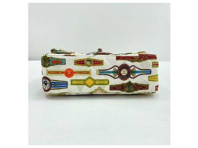 Borsa a tracolla Chanel Mini Matelassé Bianco - vista 6