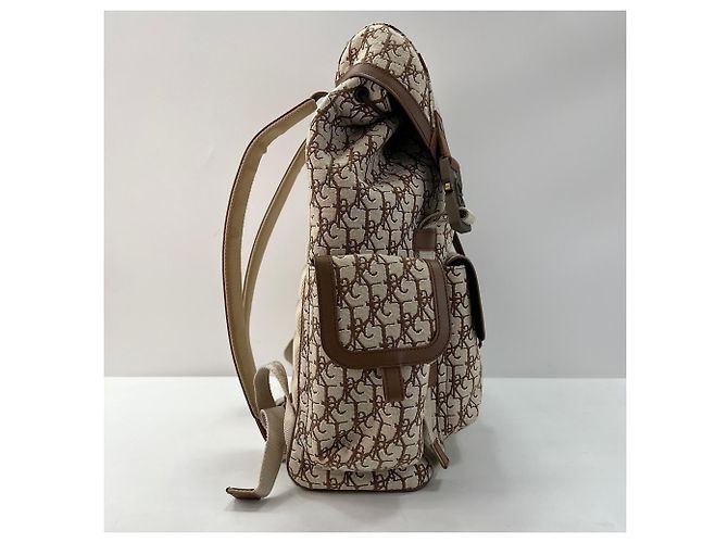Zaino Christian Dior CUCTUS JACK Oblique Beige - vista 6
