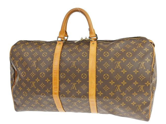 Louis Vuitton Keepall Monogram 55 Marrone - vista 2