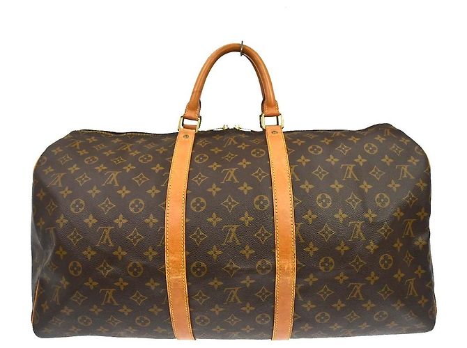 Louis Vuitton Keepall Monogram 55 Marrone - vista 2