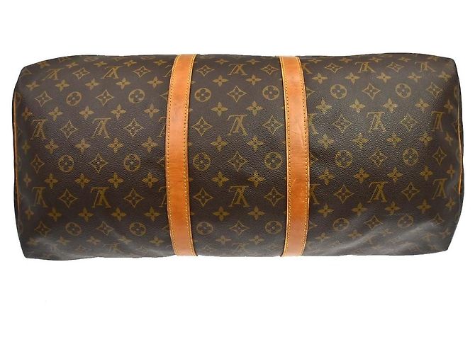 Louis Vuitton Keepall Monogram 55 Marrone - vista 7