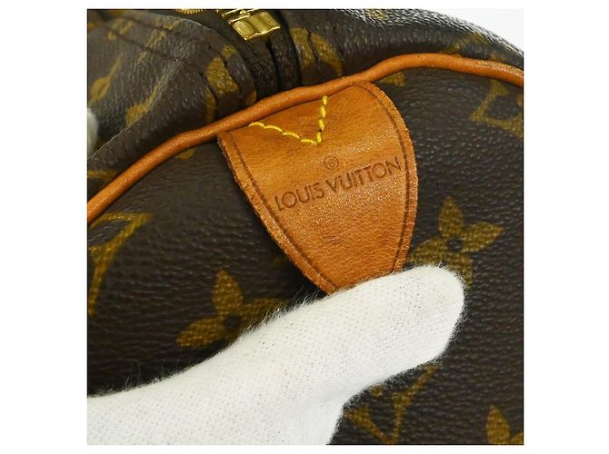 Louis Vuitton Keepall Monogram 55 Marrone - vista 4