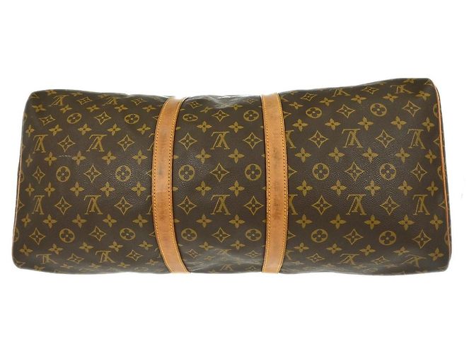 Louis Vuitton Keepall Monogram 55 Marrone - vista 7