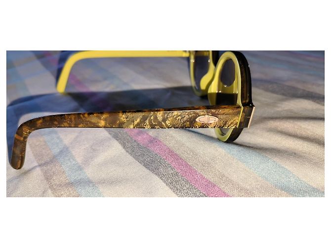 Christian Dior Sunglasses Brown Yellow - view 10