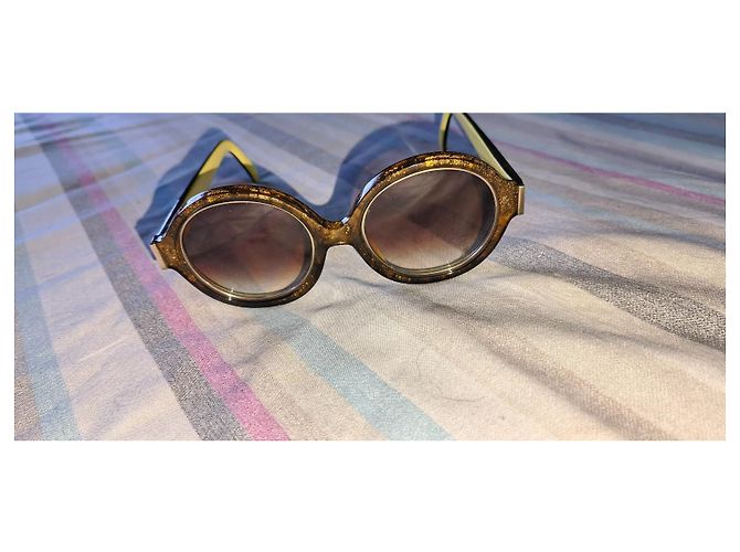 Christian Dior Sunglasses Brown Yellow - view 11