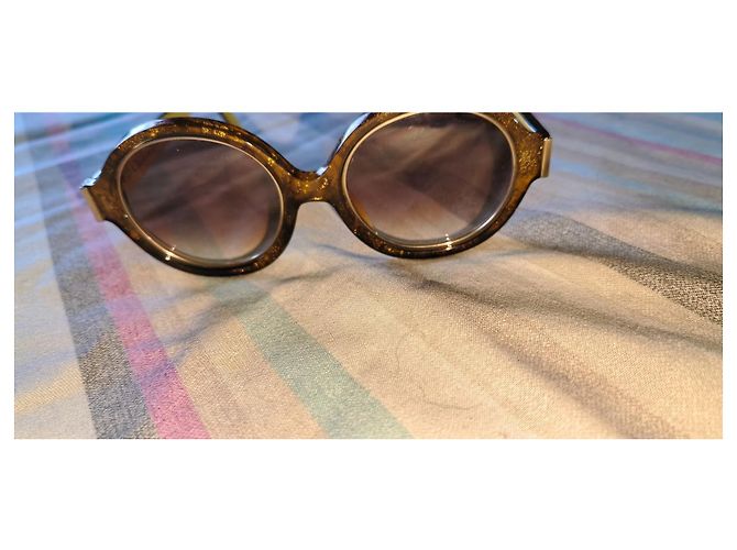 Christian Dior Sunglasses Brown Yellow - view 12
