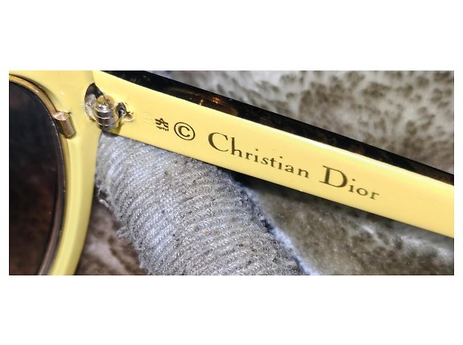 Christian Dior Sunglasses Brown Yellow - view 2