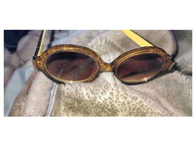 Christian Dior Sunglasses Brown Yellow - view 5