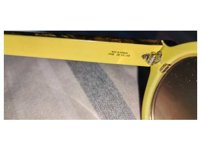 Christian Dior Sunglasses Brown Yellow - view 7