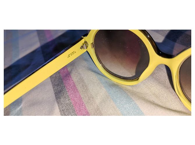 Christian Dior Sunglasses Brown Yellow - view 9