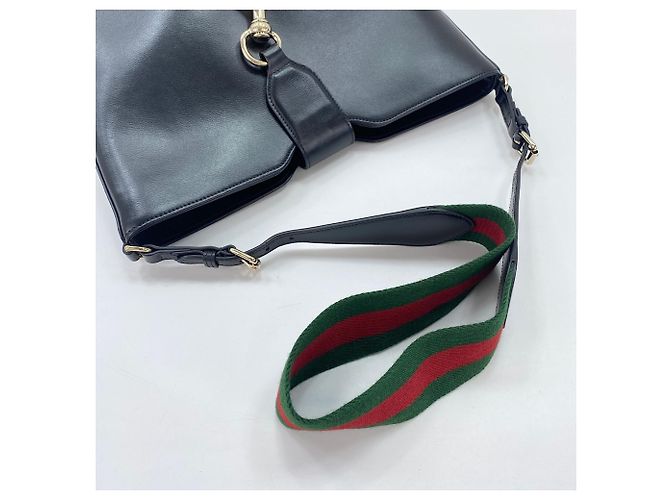 Borsa a tracolla GUCCI Jackie 1961 in nero - vista 7
