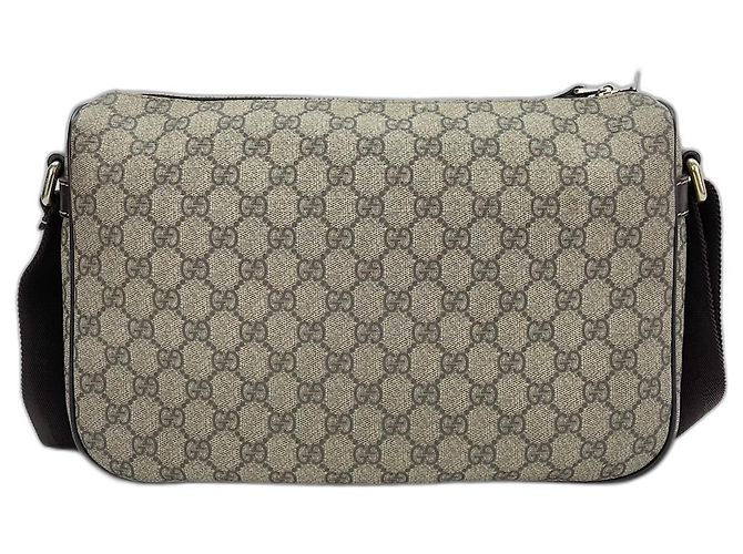 Borsa a tracolla Gucci GG Plus in Beige - vista 2