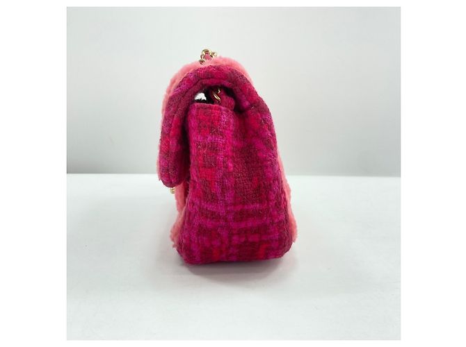 Bolsa de Ombro Chanel Mini Matelassé Rosa - vista 4