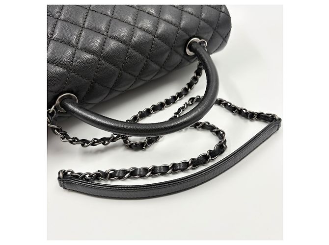 Chanel Matelassé Large Handtasche in Schwarz - Ansicht 10