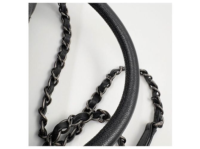 Chanel Matelassé Large Handtasche in Schwarz - Ansicht 11