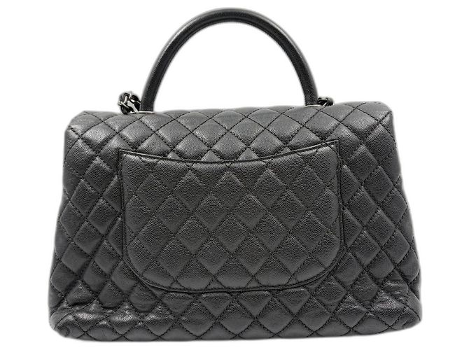 Chanel Matelassé Large Handtasche in Schwarz - Ansicht 3