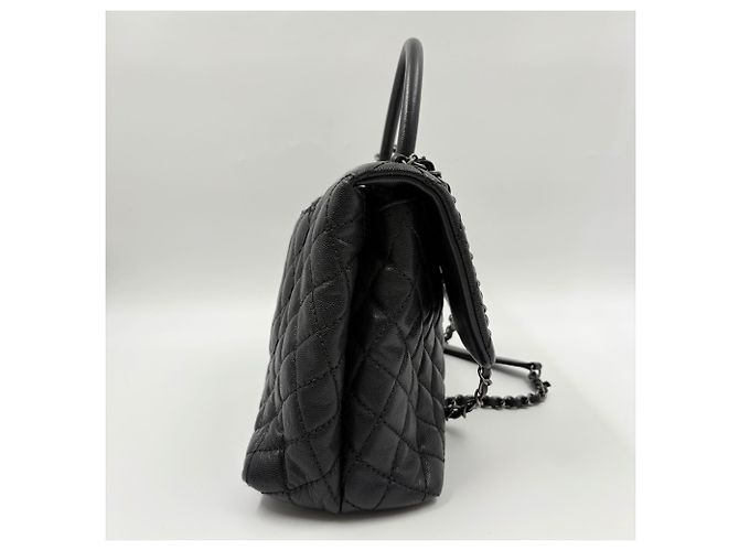 Chanel Matelassé Large Handtasche in Schwarz - Ansicht 5
