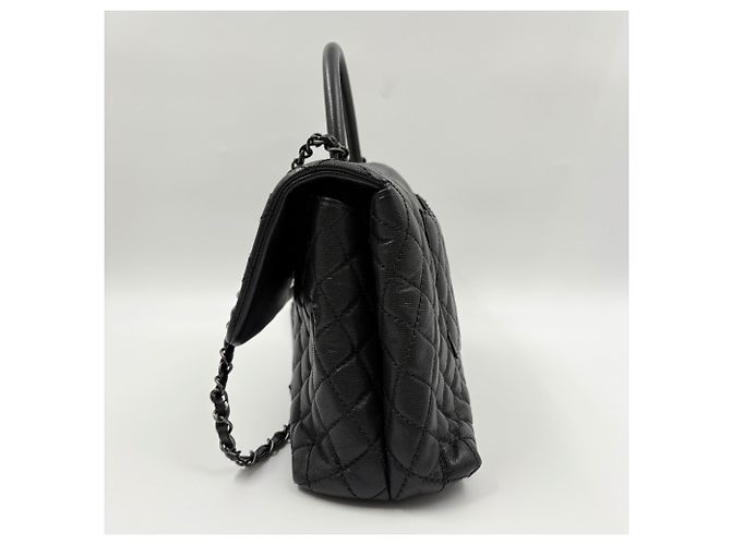 Chanel Matelassé Large Handtasche in Schwarz - Ansicht 6