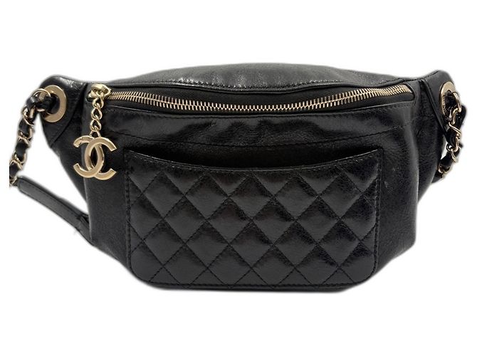 Borsa Sling Chanel Matelassé in Nero - vista 2
