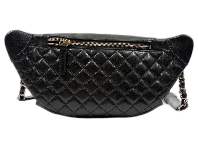 Borsa Sling Chanel Matelassé in Nero - vista 3