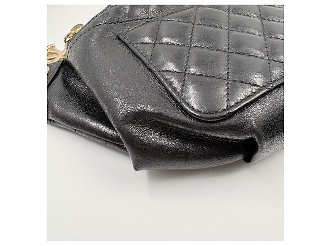 Borsa Sling Chanel Matelassé in Nero - vista 8