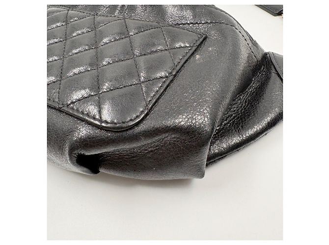 Borsa Sling Chanel Matelassé in Nero - vista 9