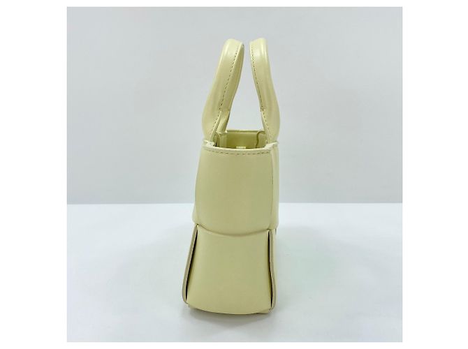 Borsa a mano e a tracolla Bottega Veneta Candy Arco Giallo - vista 4