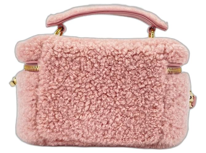 Borsa Vanity Case Miu Miu Rosa - vista 2