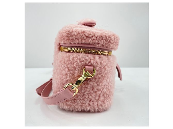 Borsa Vanity Case Miu Miu Rosa - vista 4