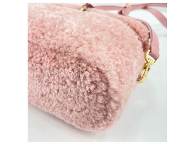 Borsa Vanity Case Miu Miu Rosa - vista 6