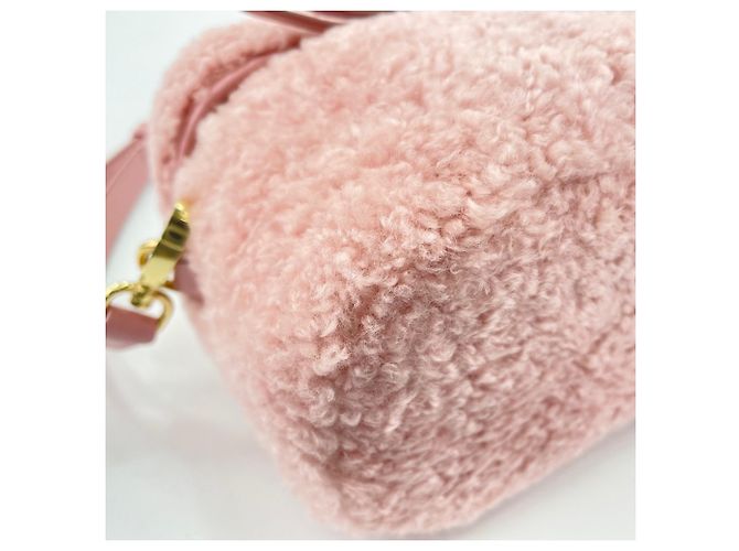 Borsa Vanity Case Miu Miu Rosa - vista 7