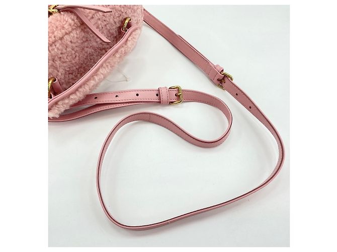 Borsa Vanity Case Miu Miu Rosa - vista 8