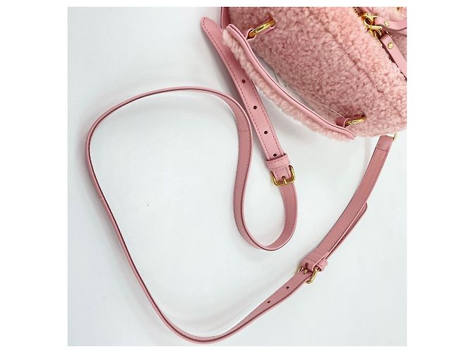 Borsa Vanity Case Miu Miu Rosa - vista 9