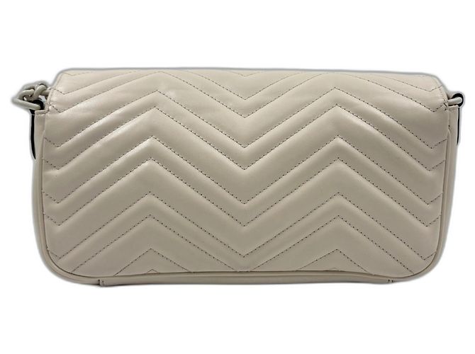 Borsa a tracolla Gucci GG Marmont Beige - vista 3