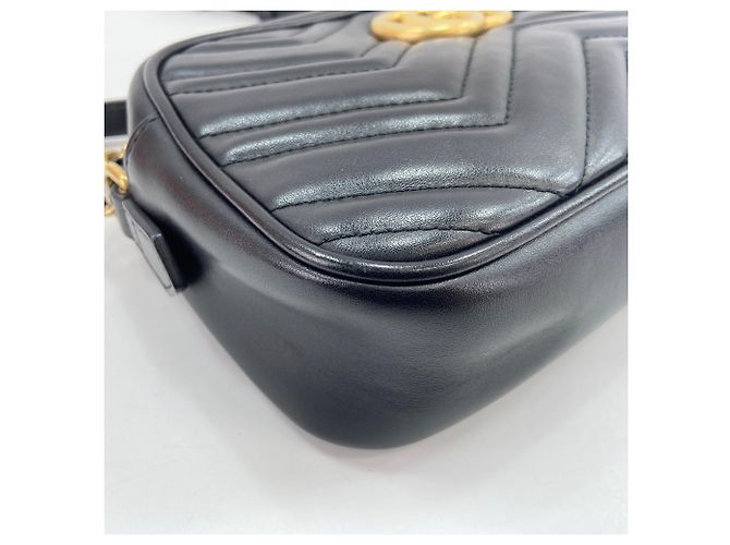 Borsa a tracolla Gucci GG Marmont - Black Nero - vista 6