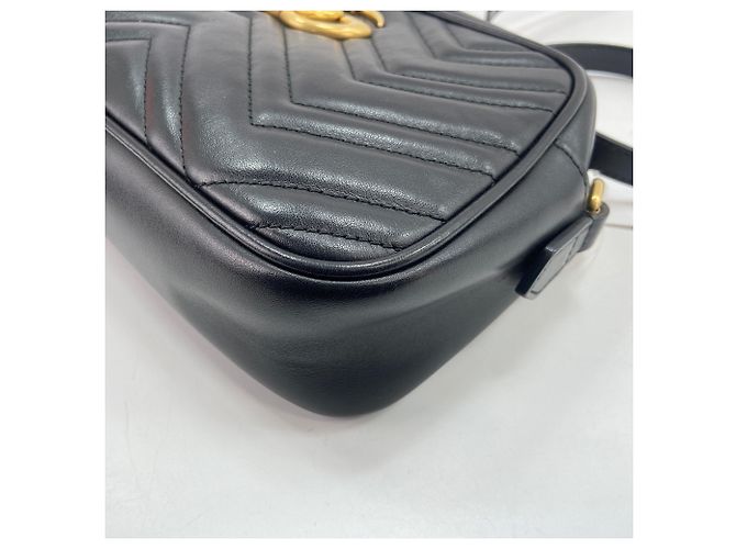Borsa a tracolla Gucci GG Marmont - Black Nero - vista 7