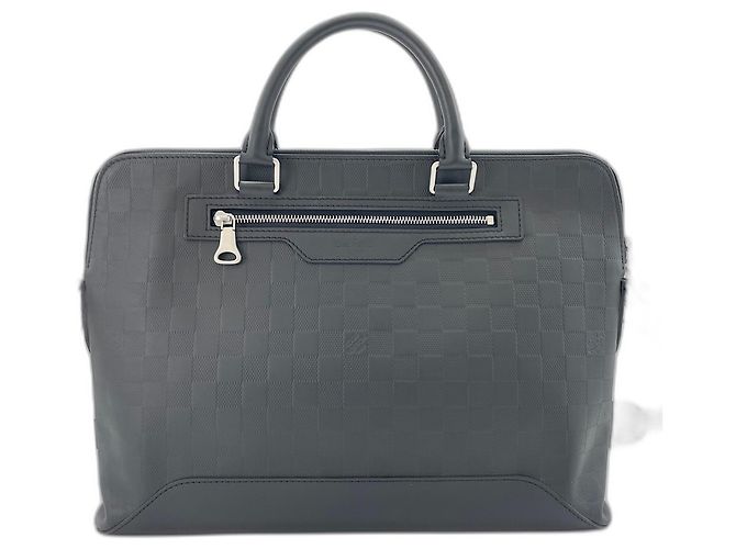 Borsa porta documenti Louis Vuitton Avenue Nero - vista 2