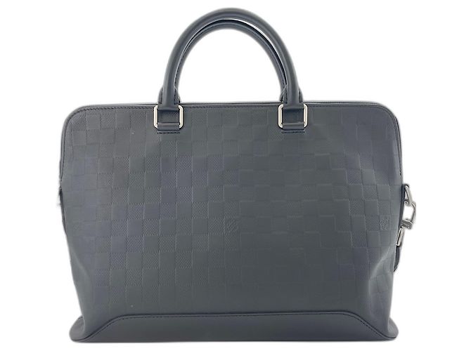 Borsa porta documenti Louis Vuitton Avenue Nero - vista 3