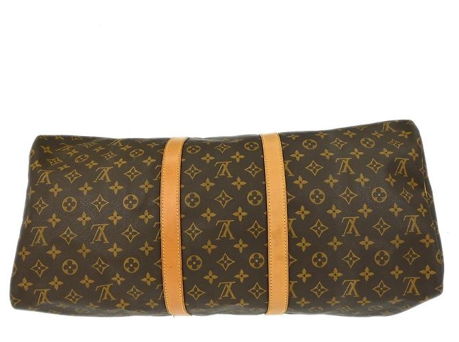 Louis Vuitton Keepall Monogram 55 Marrone - vista 7