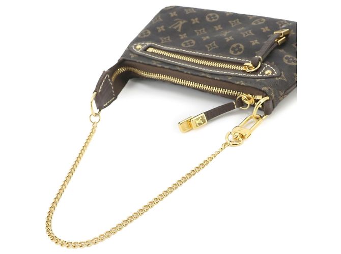 Louis Vuitton Monogram Mini Lin Pochette Handtasche Damier ebene - Ansicht 5